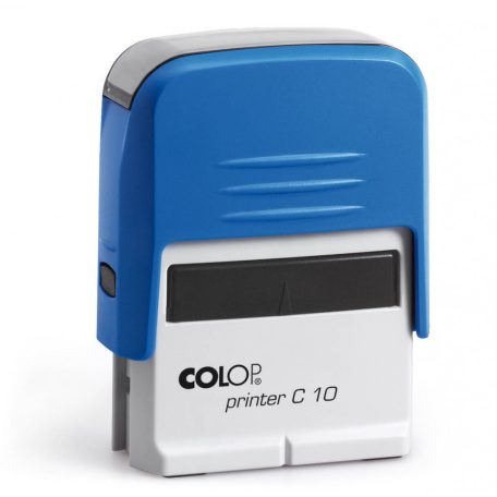 Bélyegzőtest, Colop Printer C10 (27x10 mm), 3 soros, kék