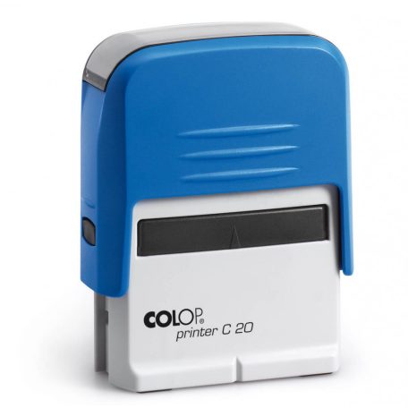 Bélyegzőtest, Colop Printer C20 (38x14 mm), 4 soros, kék