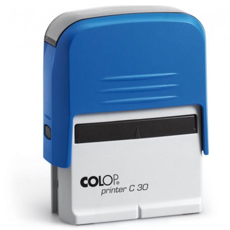 Bélyegzőtest, Colop Printer C30 (47x18 mm), 5 soros, kék