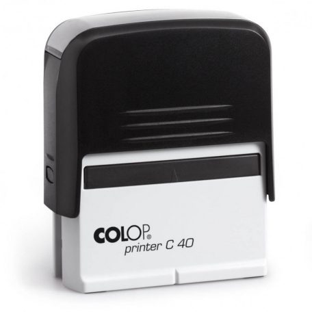 Bélyegzőtest Colop Printer C40 (59x23 mm) 6 soros, fekete,