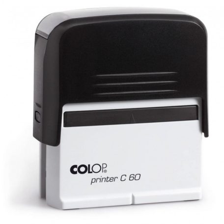 Bélyegzőtest, Colop Printer C60 (76x37 mm), 8 soros, fekete
